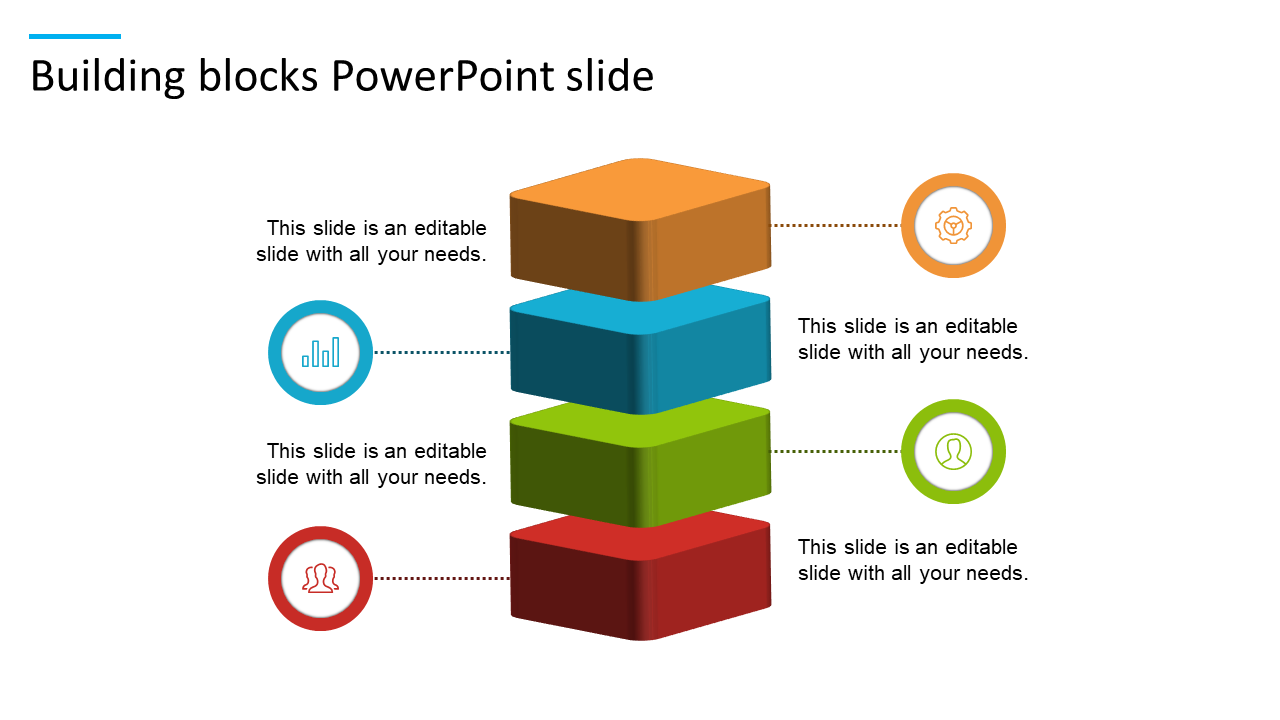 Affordable Building Blocks PowerPoint Slide Template